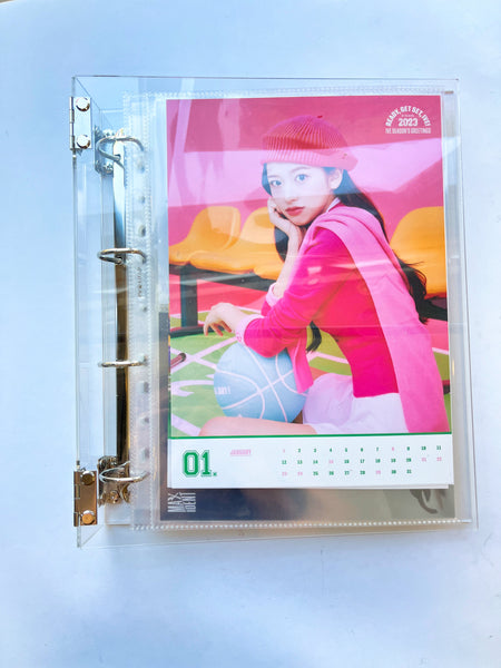 A5 Standard Clear Cover] Kpop Photocard Binder – MeowCafeShop