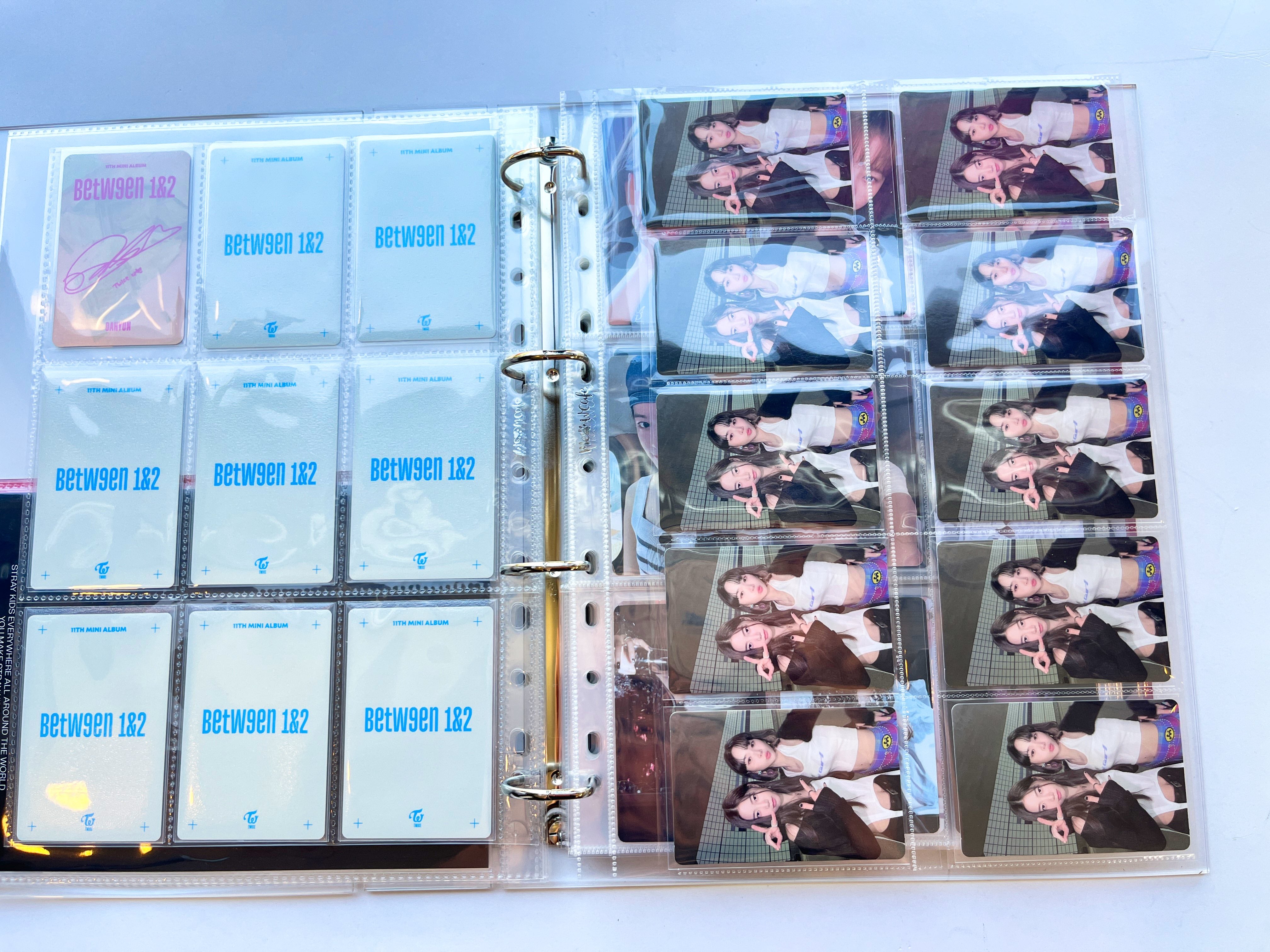 K-KEEP [A4 Standard] - Acrylic Series -  Aesthetic Hardcover Binder 4 x 1.25 inch D-Ring | Large Capacity Kpop Photocard Binder (Self-Assembly Required)