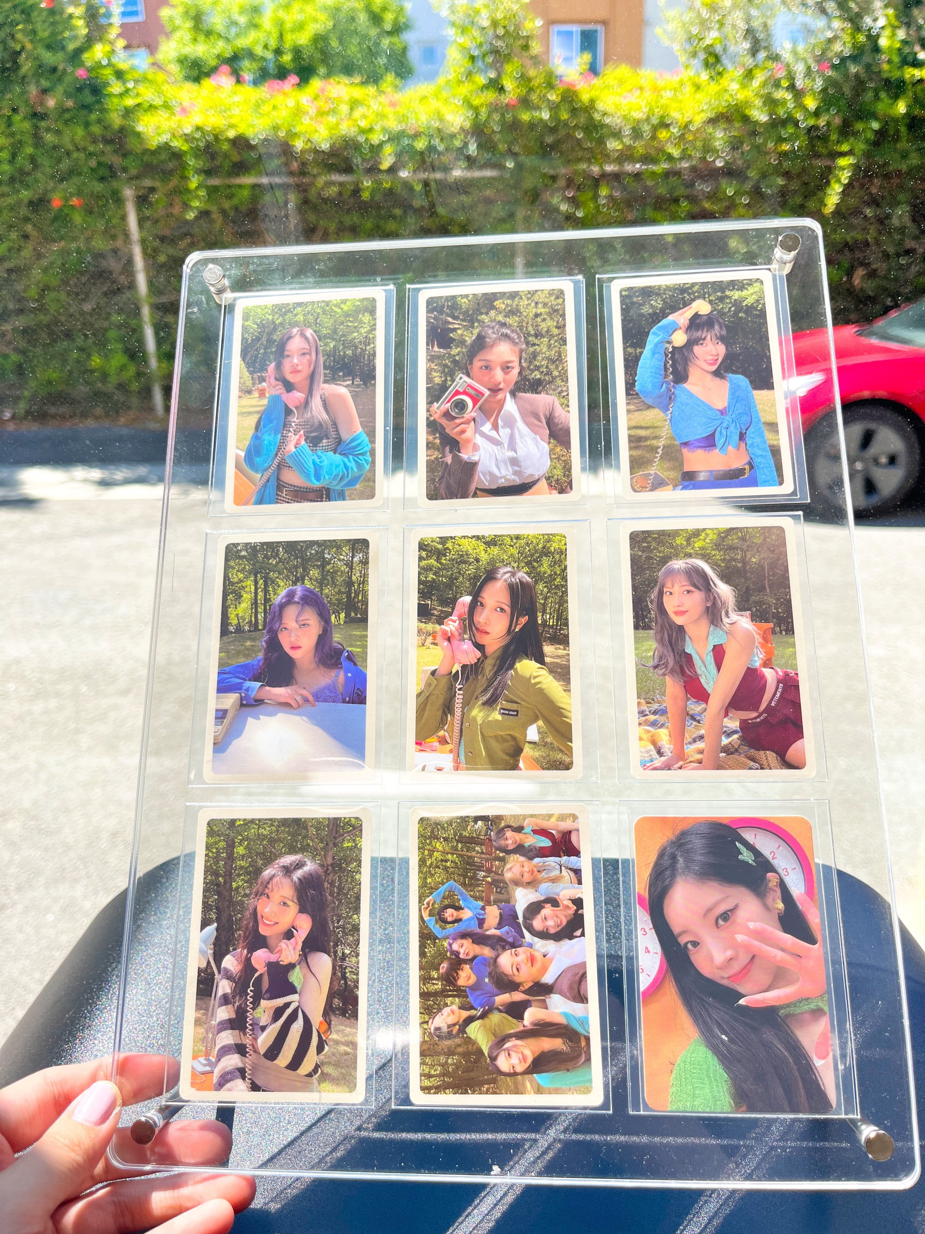 K-KEEP Acrylic Display Frame - [OT5/10 - 10 Cards Stand with