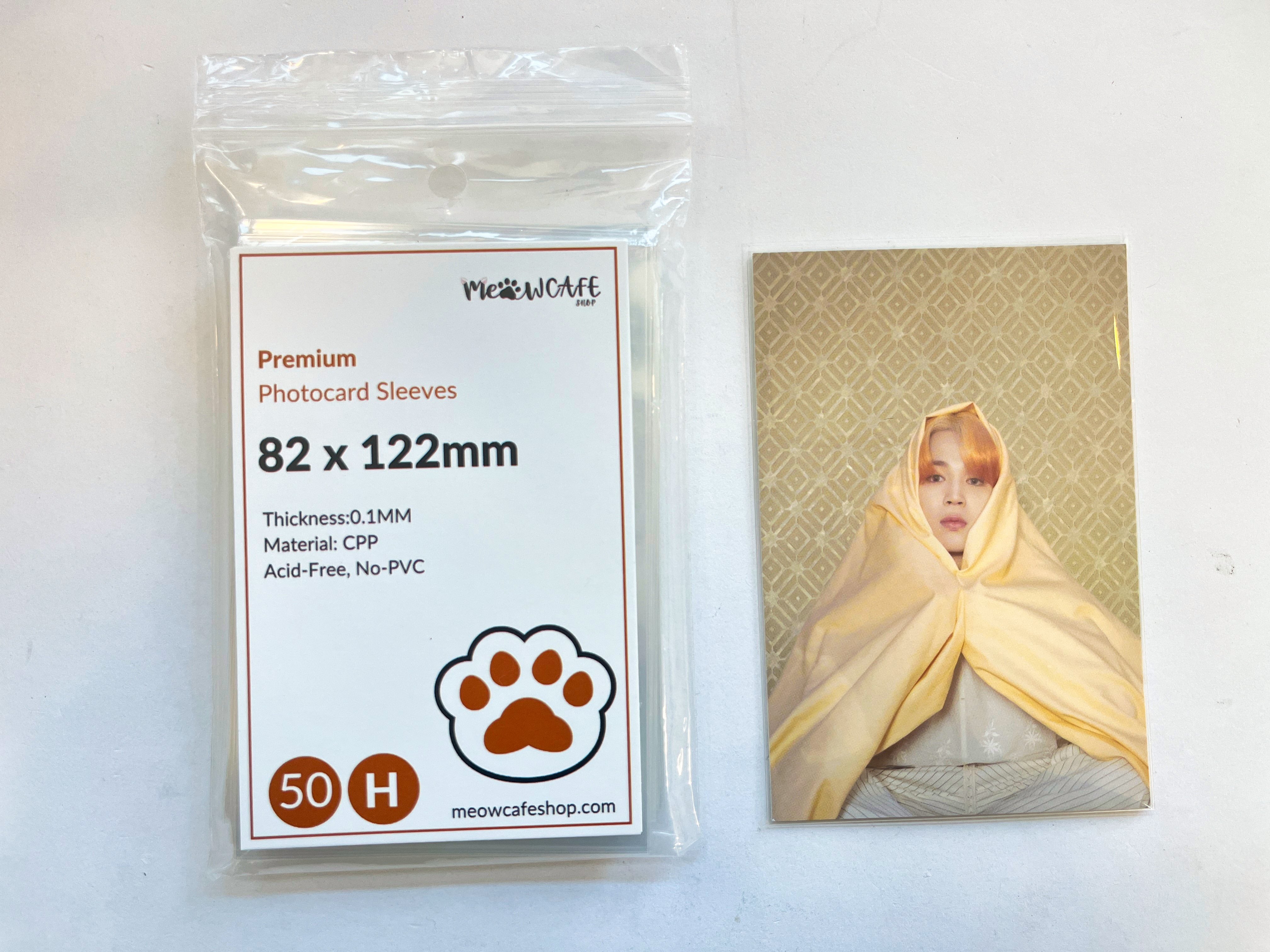 [82x122mm] Meowcafe Premium CPP Card Sleeve for Kpop Photocards