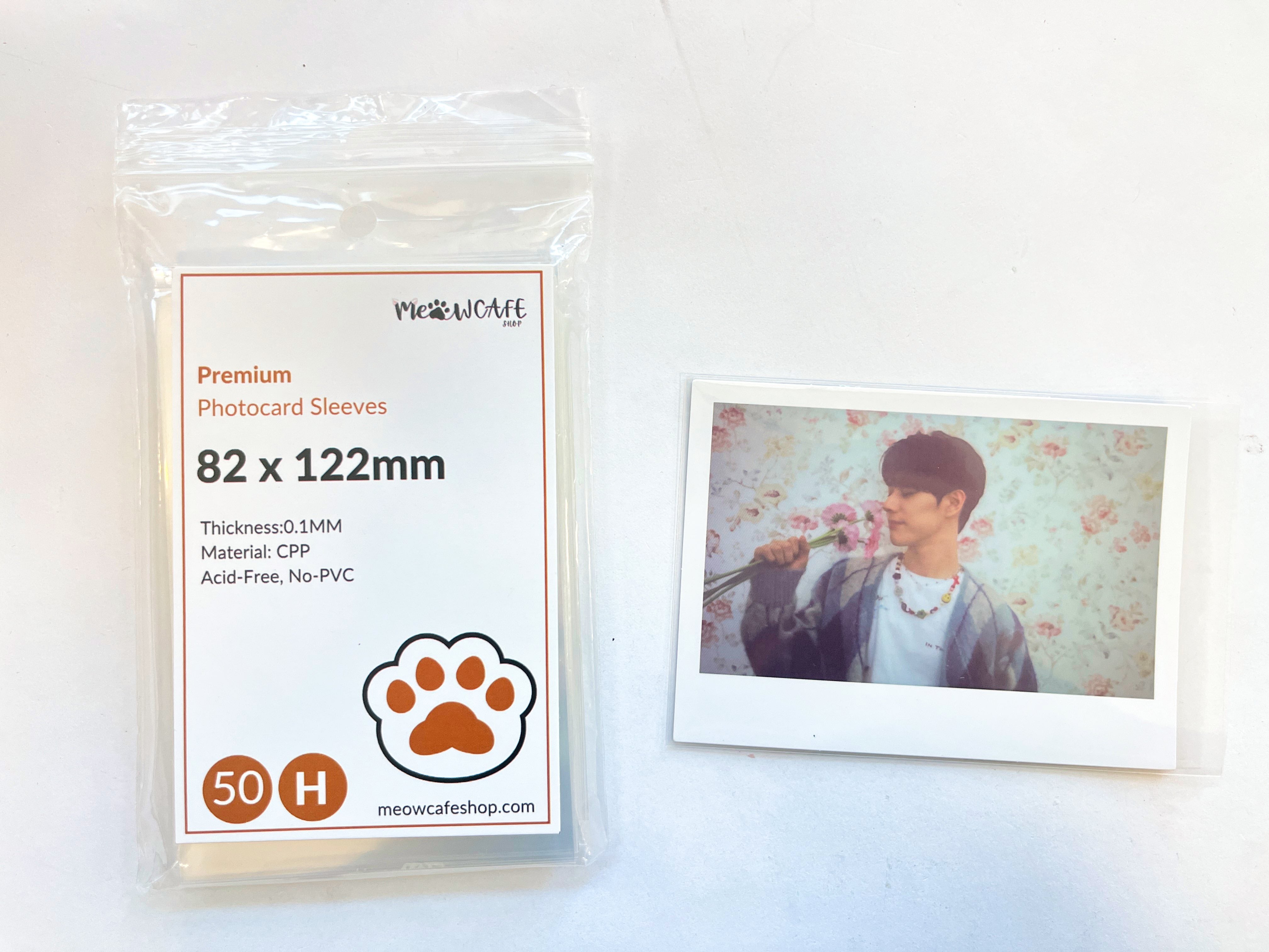 [82x122mm] Meowcafe Premium CPP Card Sleeve for Kpop Photocards
