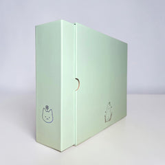 [Signature Series] - [A5 Extra Wide] - [2 inch] - Magnetic Closure Binder + Dustproof SlipCase - Clover