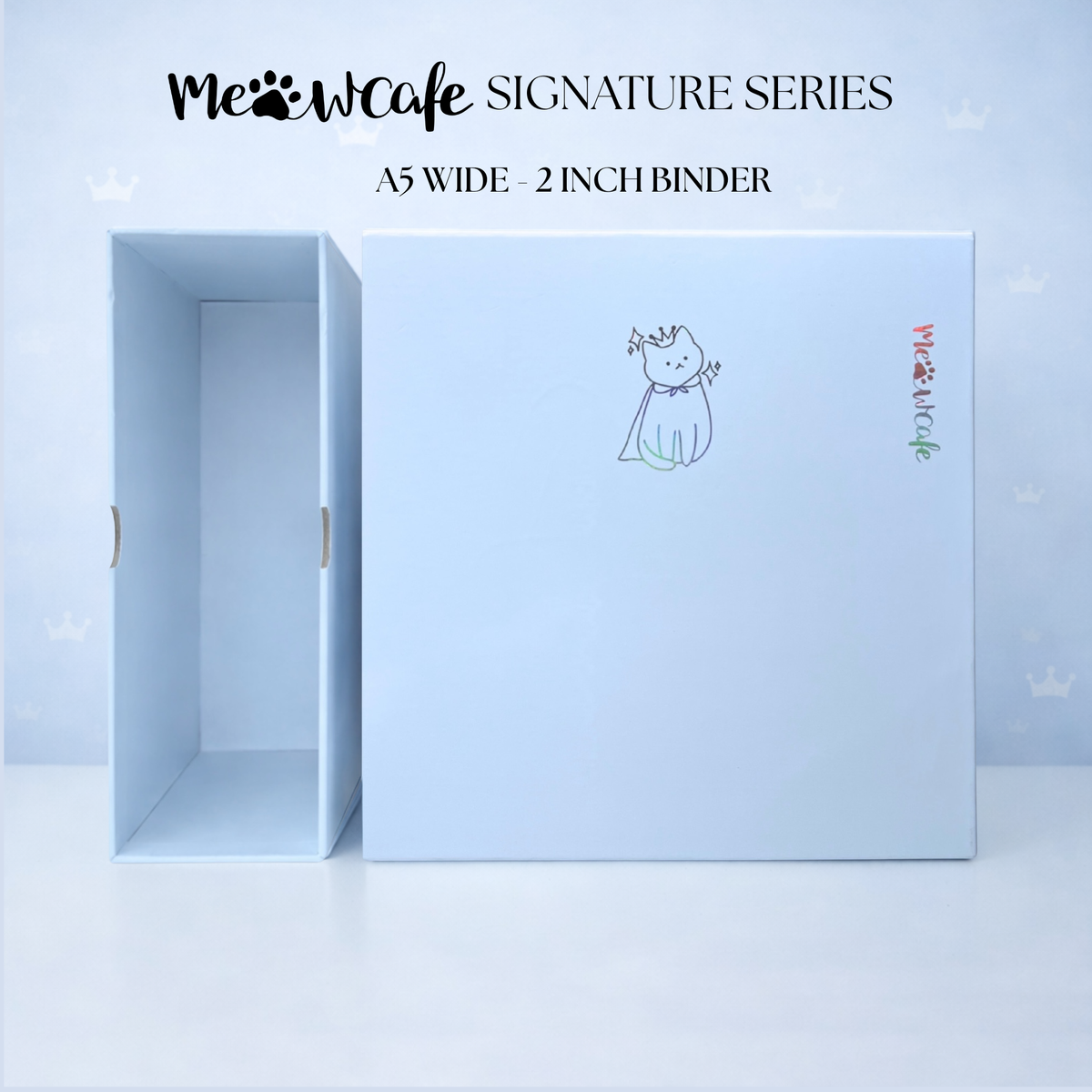 [PRE-ORDER] [Signature Series] - [A5 Wide] - [2 inch] - Magnetic Closure Binder + Dustproof SlipCase - Knight