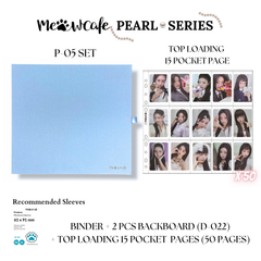 [PRE ORDER][Limited Edition][Pearl Series]-[A4 Plus Extra Wide] - [2 inch] Binder Fits 12 Pocket and 15 Pocket Page (OT12/OT13 Collection)