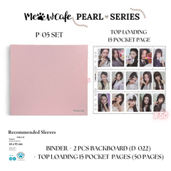 [PRE ORDER][Limited Edition][Pearl Series]-[A4 Plus Extra Wide] - [2 inch] Binder Fits 12 Pocket and 15 Pocket Page (OT12/OT13 Collection)