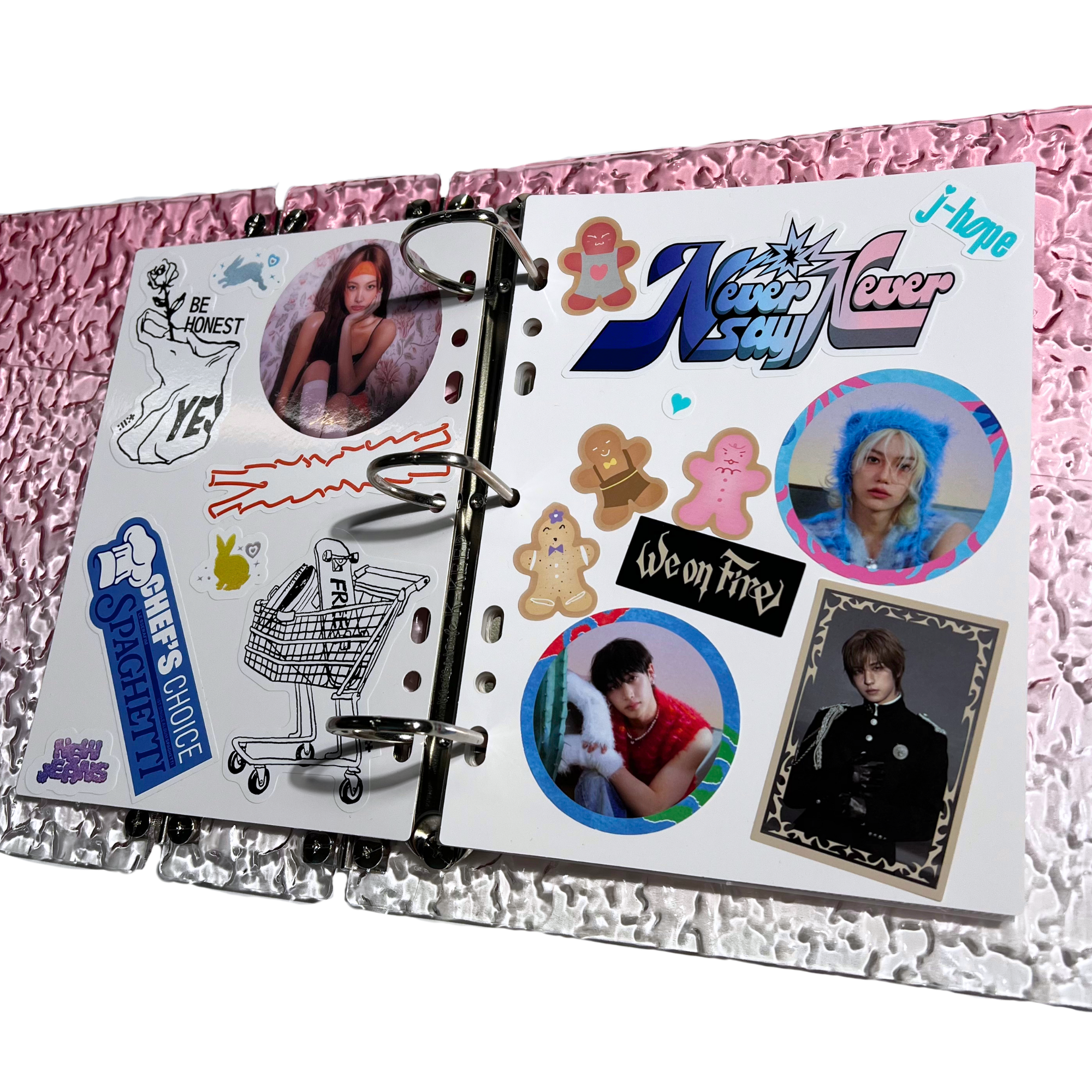 K-KEEP [A5 Slim] - Release Paper Pages Extra Thick Reusable Sticker paper (Pack of 5) PR-01
