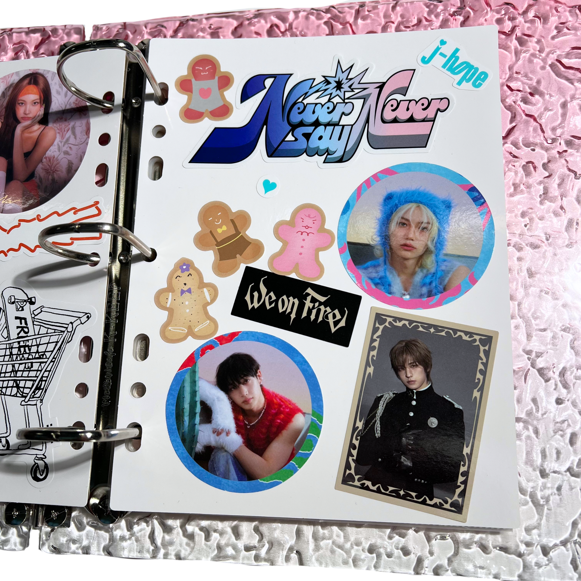 K-KEEP [A5 Slim] - Release Paper Pages Extra Thick Reusable Sticker paper (Pack of 5) PR-01