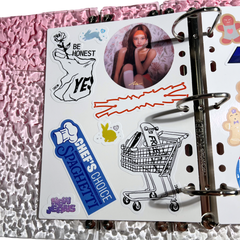 K-KEEP [A5 Slim] - Release Paper Pages Extra Thick Reusable Sticker paper (Pack of 5) PR-01