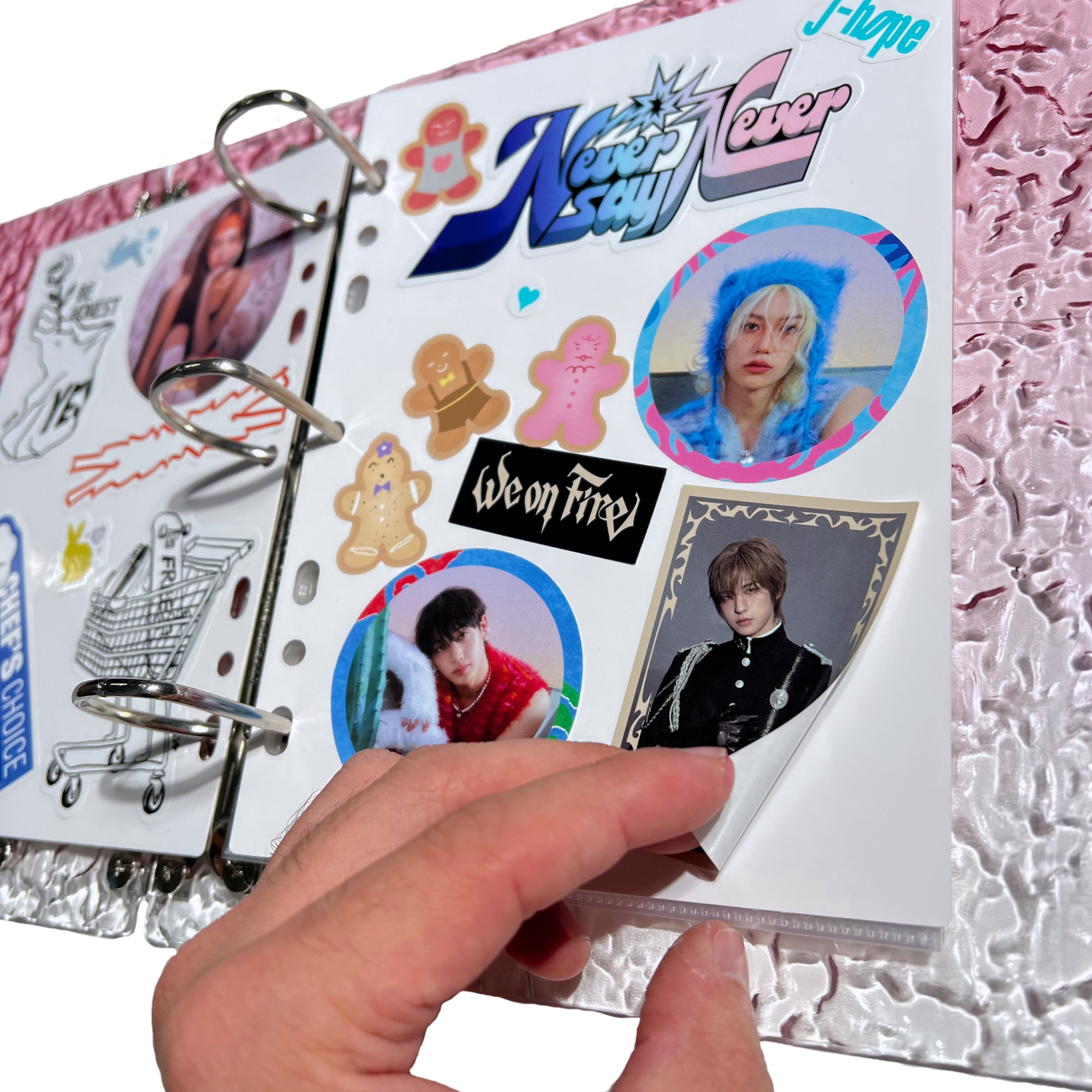 K-KEEP [A5 Slim] - Release Paper Pages Extra Thick Reusable Sticker paper (Pack of 5) PR-01