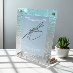 K-KEEP Acrylic Display Frame - Ripple Effect [1 Postcard Frame] Maximal Fit 133x173mm Sleeve