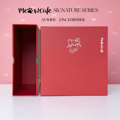 [PRE-ORDER] [Signature Series] - [A5 Wide] - [2 inch] - Magnetic Closure Binder + Dustproof SlipCase - Ribbon