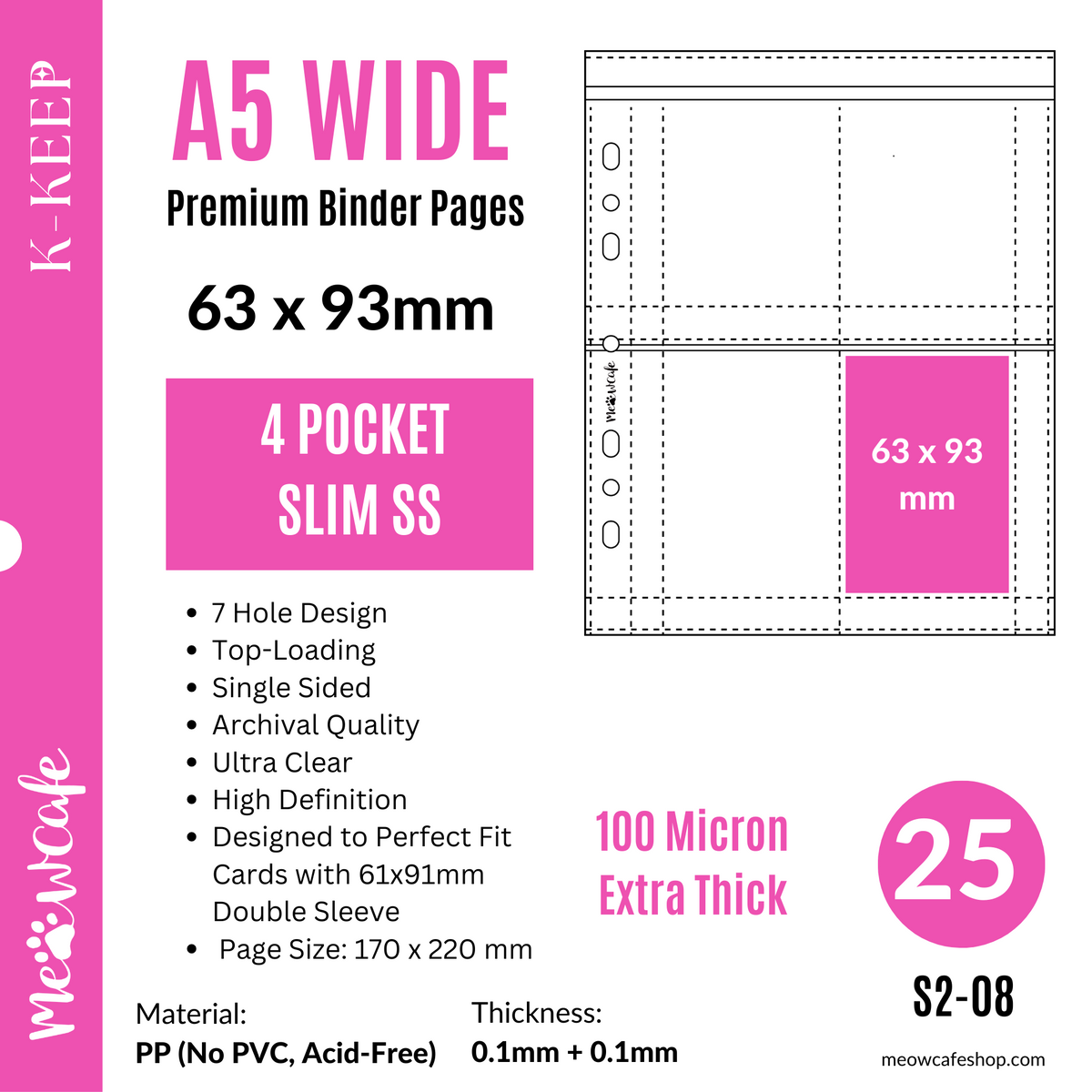 [B Grade] 50 A5 Pages, Free When you  Buy A5 Wide 2 inch/3 inch Binder