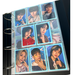[PRE ORDER] [Ship on Oct 15th] [Toploading Version] K-KEEP [A4 Slim] - 8 Pocket Slim (63x93mm)- 11 Holes Premium Binder Pages, 100 Micron Thick, High Definition For OT8 Sets (Pack of 10) - (S2-68)