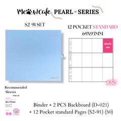 [PRE ORDER][Limited Edition][Pearl Series]-[A4 Plus Extra Wide] - [2 inch] Binder Fits 12 Pocket and 15 Pocket Page (OT12/OT13 Collection)