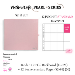 [PRE ORDER][Limited Edition][Pearl Series]-[A4 Plus Extra Wide] - [2 inch] Binder Fits 12 Pocket and 15 Pocket Page (OT12/OT13 Collection)
