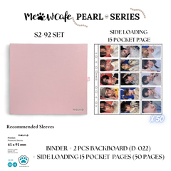 [PRE ORDER][Limited Edition][Pearl Series]-[A4 Plus Extra Wide] - [2 inch] Binder Fits 12 Pocket and 15 Pocket Page (OT12/OT13 Collection)