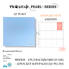 [PRE ORDER][Limited Edition][Pearl Series]-[A4 Plus Extra Wide] - [2 inch] Binder Fits 12 Pocket and 15 Pocket Page (OT12/OT13 Collection)