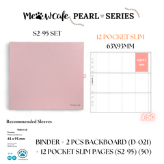 [PRE ORDER][Limited Edition][Pearl Series]-[A4 Plus Extra Wide] - [2 inch] Binder Fits 12 Pocket and 15 Pocket Page (OT12/OT13 Collection)