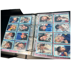 [Double Sided] K-KEEP [A4 Slim] - 8 Pocket Slim Double Sided (65x93mm)- 11 Holes Premium Binder Pages, High Definition (V-06)