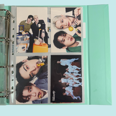 K-KEEP [A4 PLUS] -  4 Pocket (Postcard) - 107x157 mm- 11 Holes Premium Binder Pages, 100 Micron Thick, High Definition (Pack of 10) - (W-03)