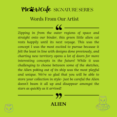 [PRE ORDER][Signature Series] - [A5 Wide] - [2 inch] - Magnetic Closure Binder + Dustproof SlipCase - Alien