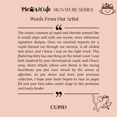 [PRE ORDER] [Signature Series] - [A4 Plus] - [2 inch] - Magnetic Closure Binder + Dustproof SlipCase - Cupid