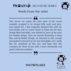 [PRE ORDER] [Signature Series] - [A4 Plus] - [2 inch] - Magnetic Closure Binder + Dustproof SlipCase - Snowflake