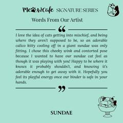 [PRE ORDER] [Signature Series] - [A4 Plus] - [2 inch] - Magnetic Closure Binder + Dustproof SlipCase - Sundae