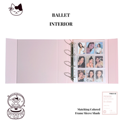 [PRE ORDER] [Signature Series] - [A4 Plus] - [2 inch] - Magnetic Closure Binder + Dustproof SlipCase - Ballet