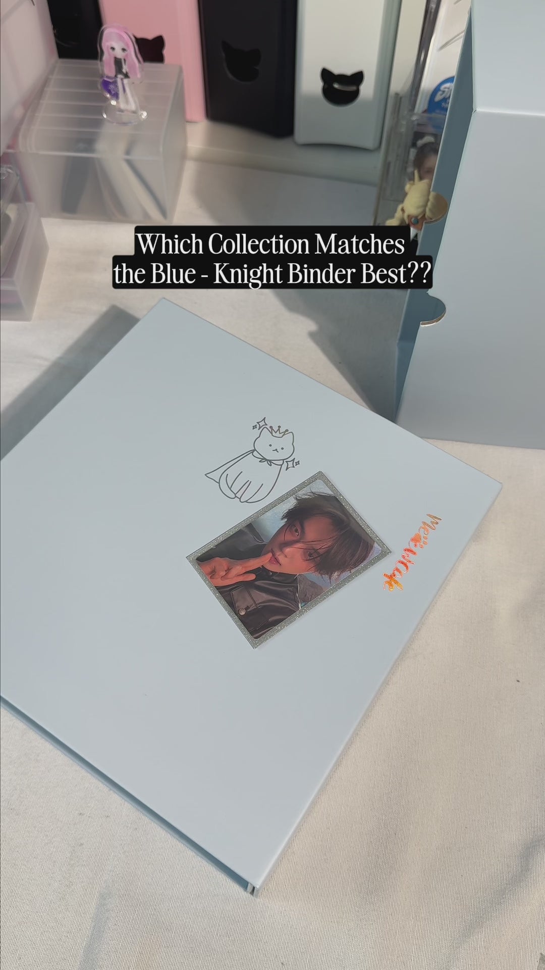 [Signature Series] - [A5 Wide] - [2 inch] - Magnetic Closure Binder + Dustproof SlipCase - Knight