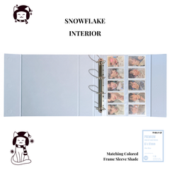 [PRE ORDER] [Signature Series] - [A4 Plus] - [2 inch] - Magnetic Closure Binder + Dustproof SlipCase - Snowflake