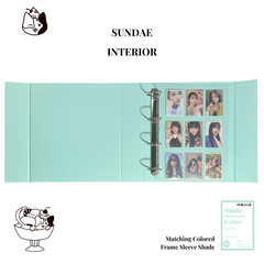 [PRE ORDER] [Signature Series] - [A4 Plus] - [2 inch] - Magnetic Closure Binder + Dustproof SlipCase - Sundae