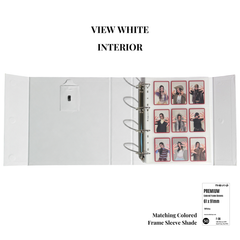 [PRE ORDER] [View Series] - [A4 Plus] - [2 inch] - Magnetic Closure Binder + Dustproof SlipCase - Minimal White
