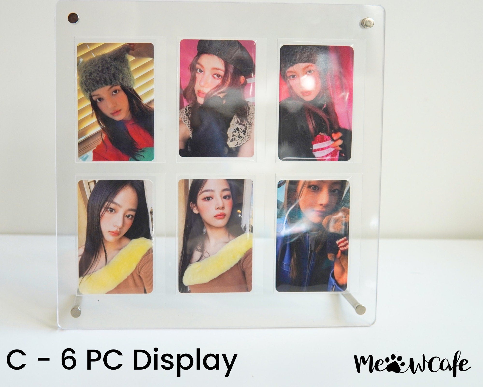 K-KEEP Acrylic Display Frame - [CD + 1/2/6 Photocard Display Frame] Sl –  MeowCafeShop