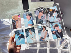 Magnetic Acrylic Kpop Photocard Display Stand | 66 x 91 mm | 2, 3, 4, 9 Slots Kpop Photocard Desk Holder MTG Trading Cards