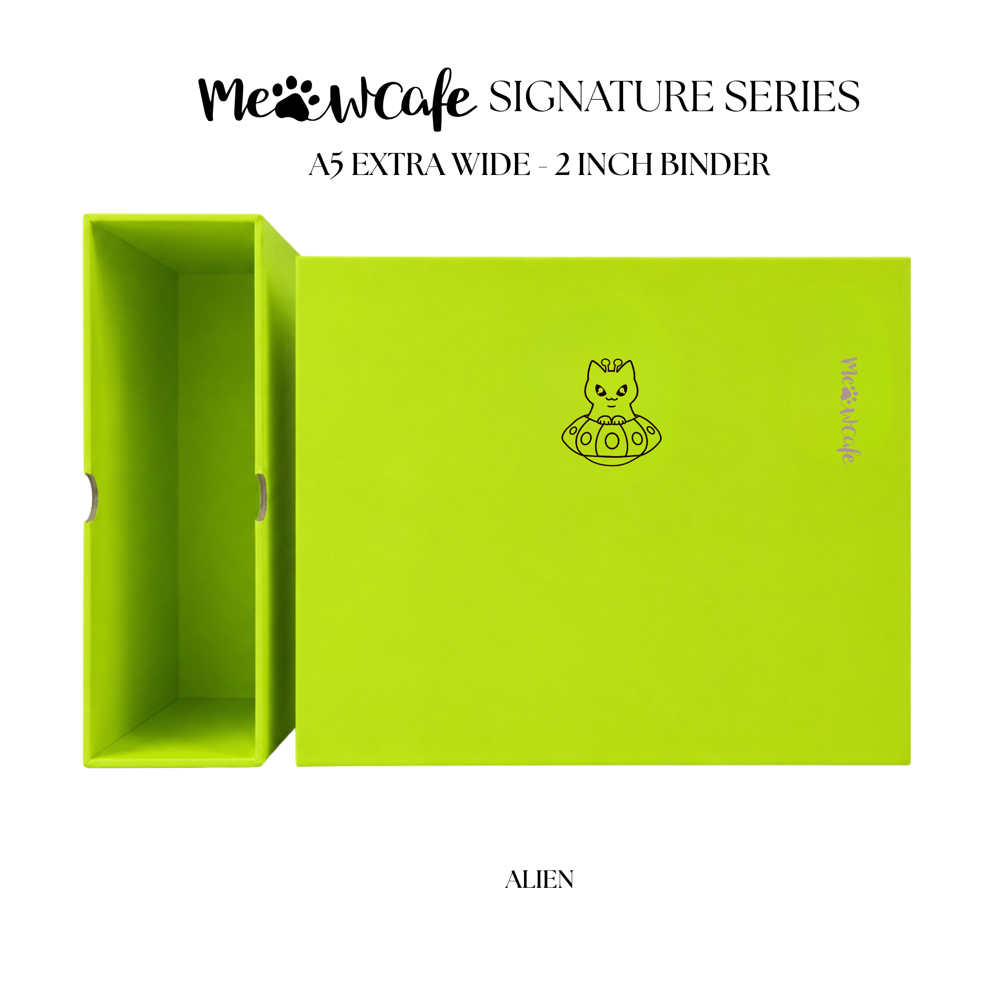 Alien A5 extra wide binder design
