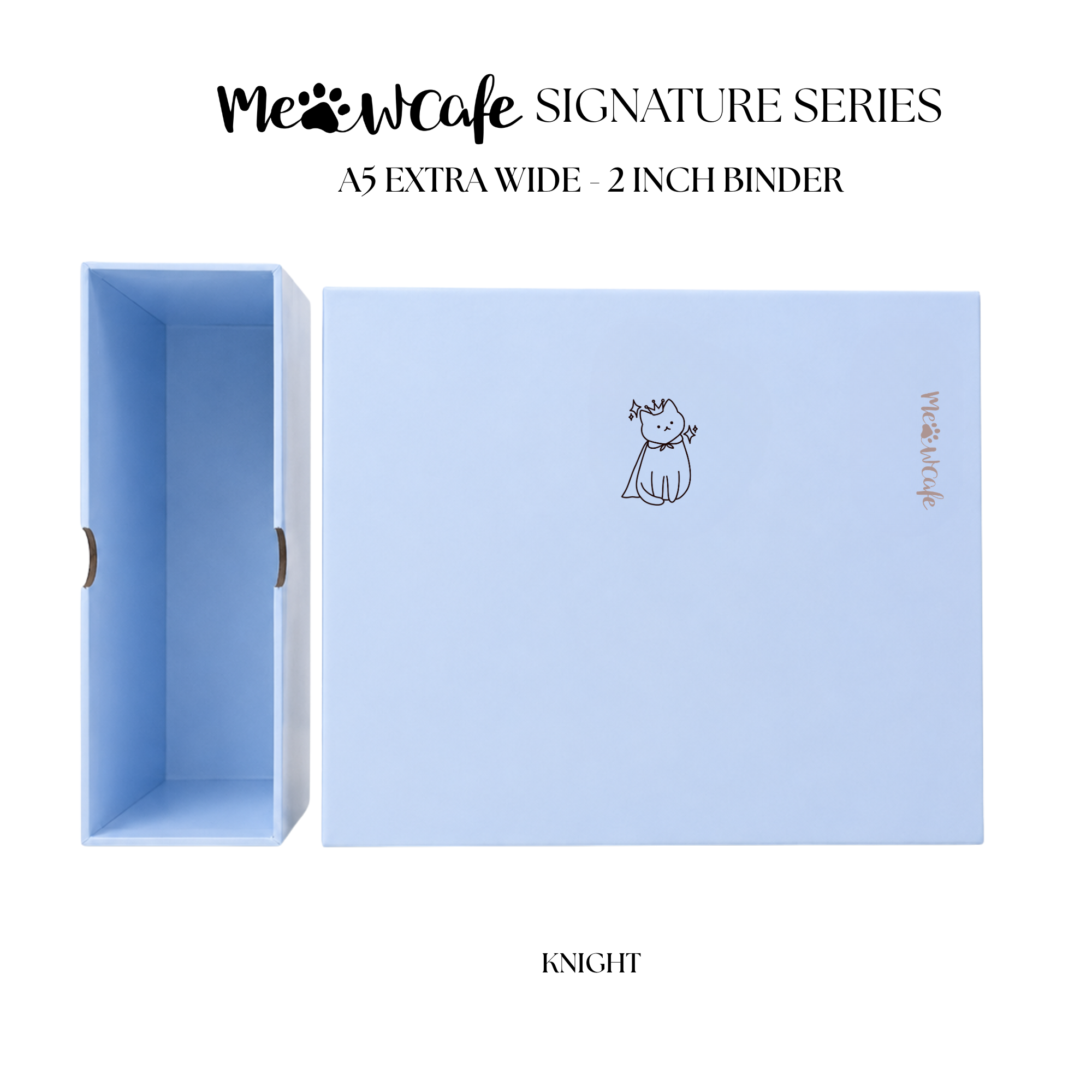 Knight A5 extra wide binder design