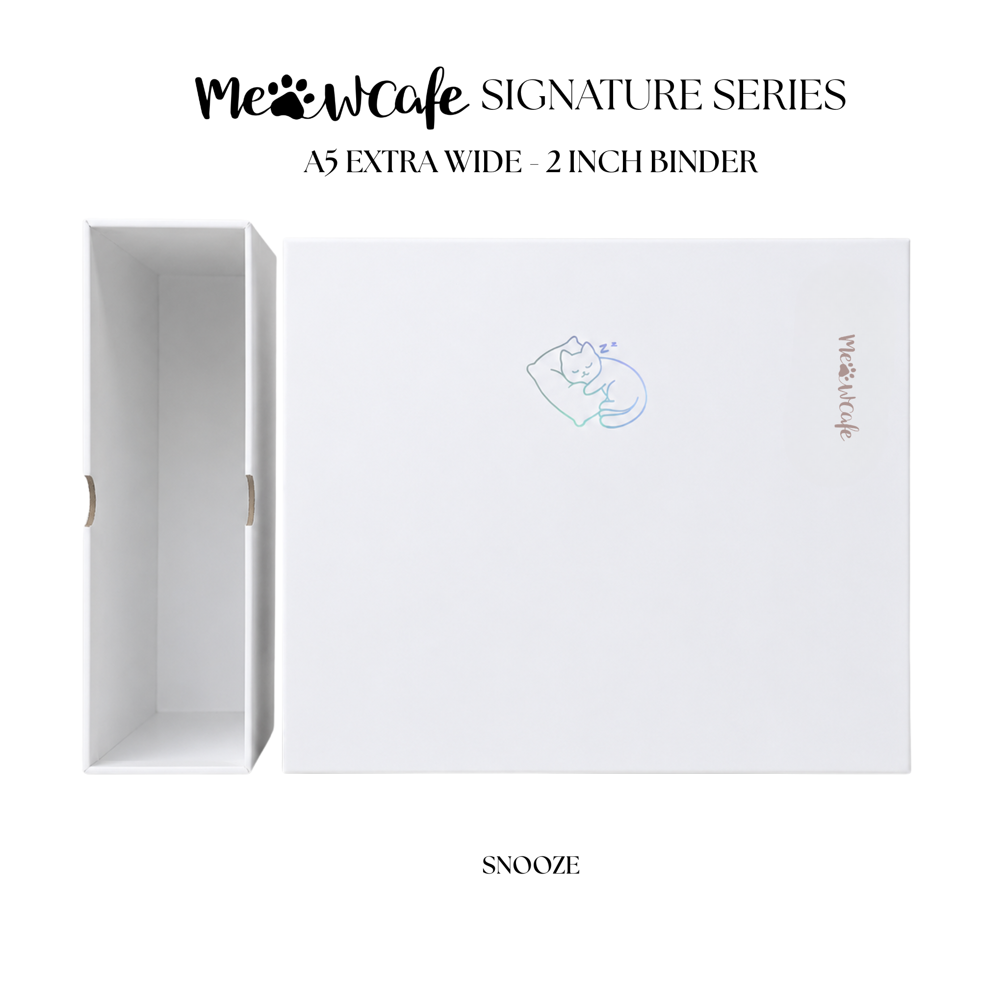 Snooze A5 extra wide binder design