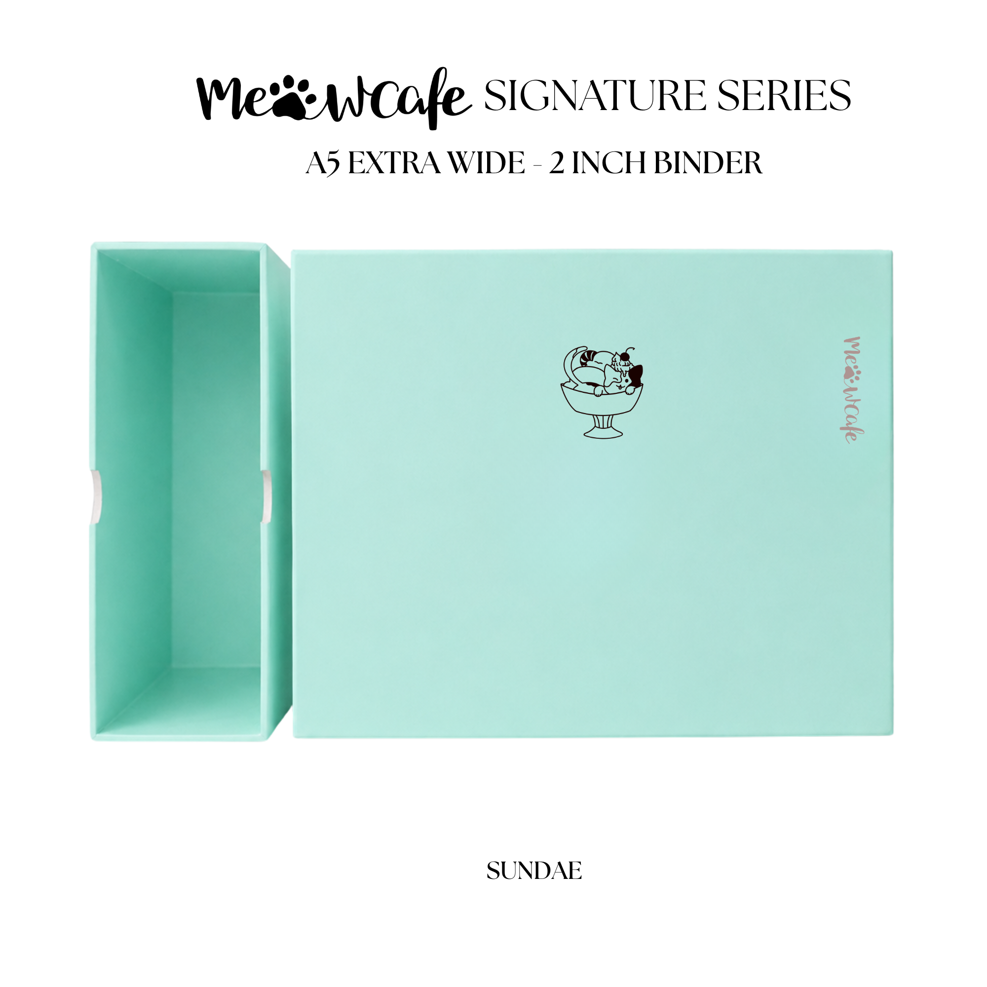 Sundae A5 extra wide binder design