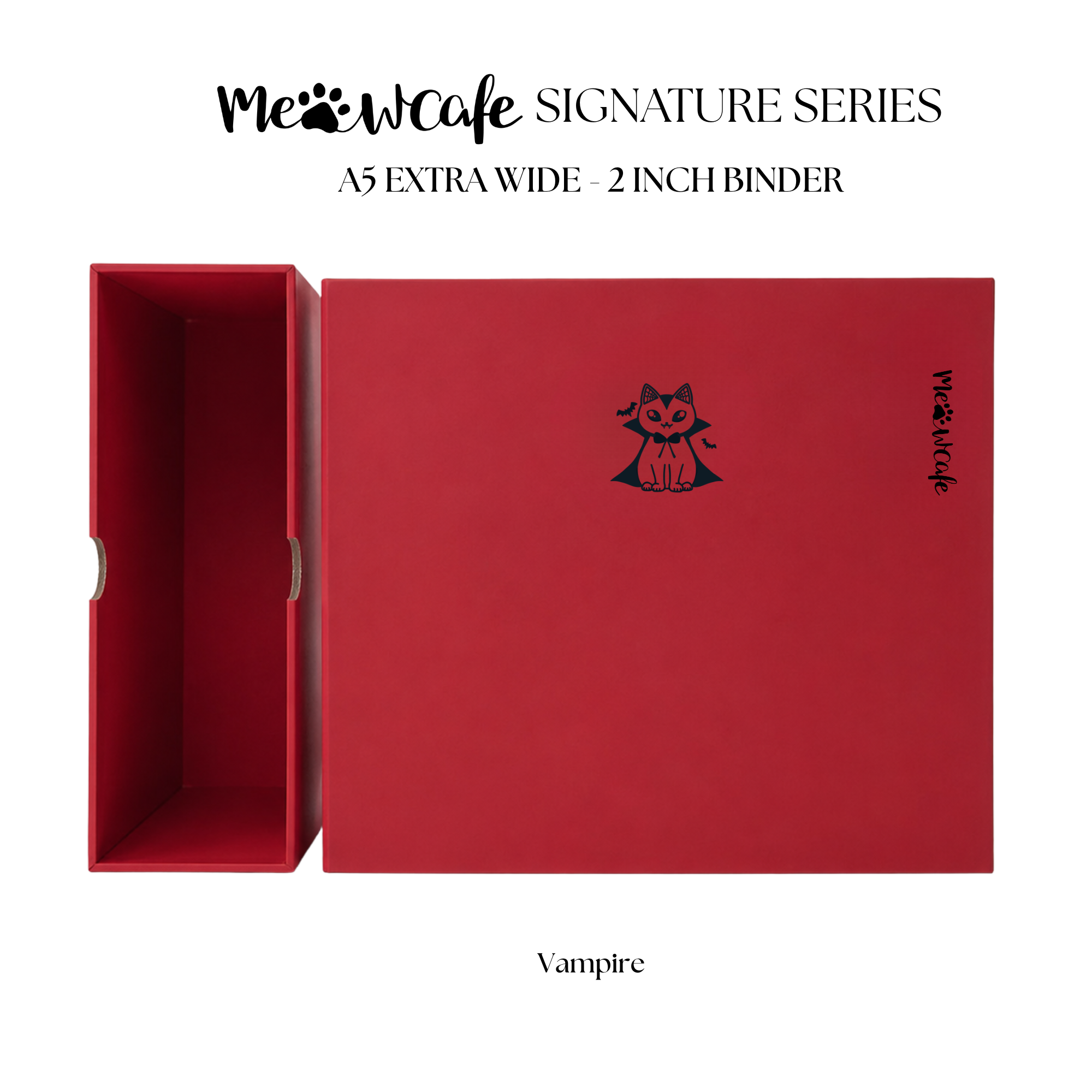 Vampire A5 extra wide binder design